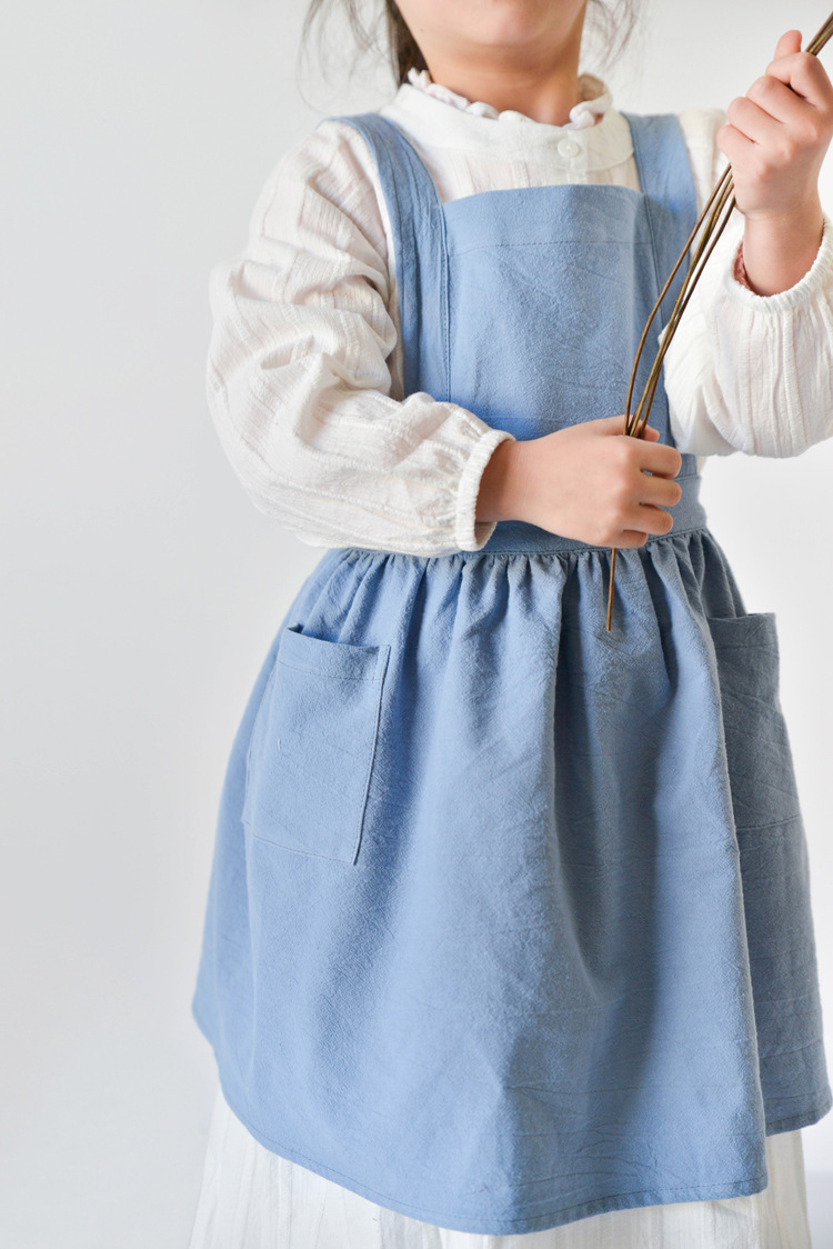 Kids Cotton Apron Dress Parent - Kids Outdoor Kitchen Accessories recension och pris
