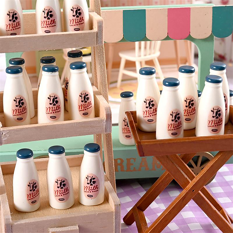 Miniature Food Model Toy Milk  - Kids Outdoor Kitchen Accessories recension och pris