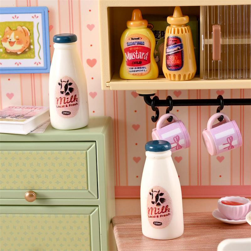 Miniature Food Model Toy Milk  - Kids Outdoor Kitchen Accessories recension och pris