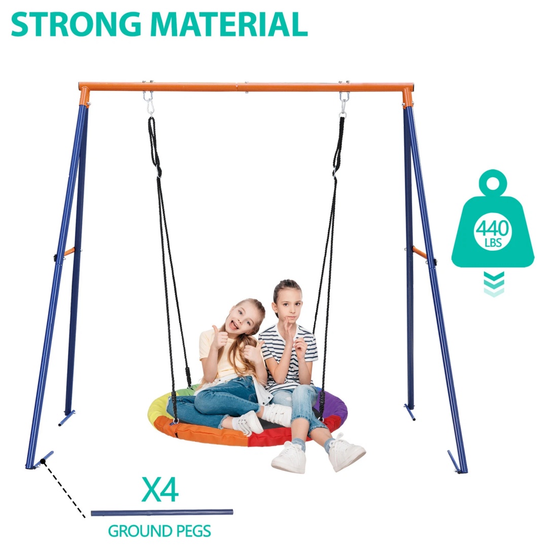 Swing Stand Frame Heavy Duty A - Kids Outdoor Furniture Set recension och pris
